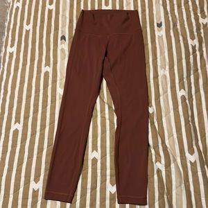 Lululemon align high rise size 4 25”